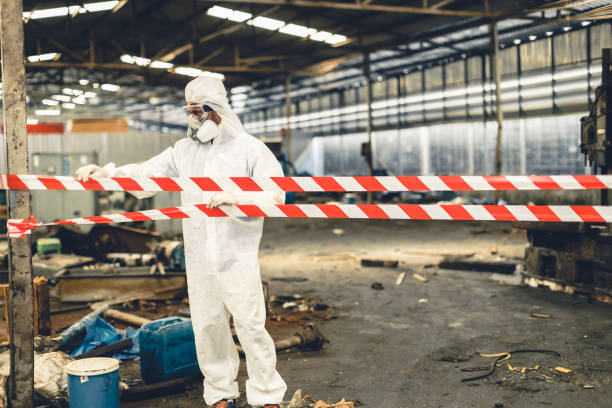 Professional Biohazard technician working in Kittery Point, ME